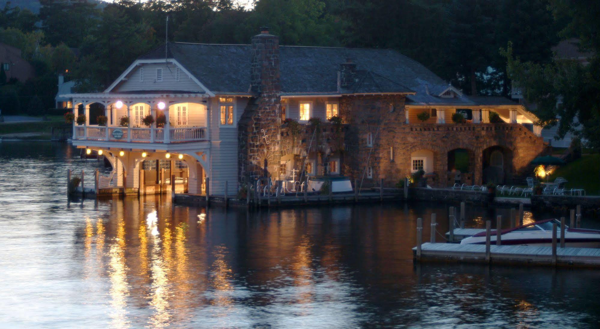 Lake George Boathouse Waterfront Lodging Bolton Landing Esterno foto